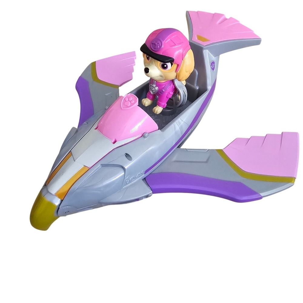 PAW Patrol jungle Pups, Skye Falcon Vehicle Airplane with Skye Figure set